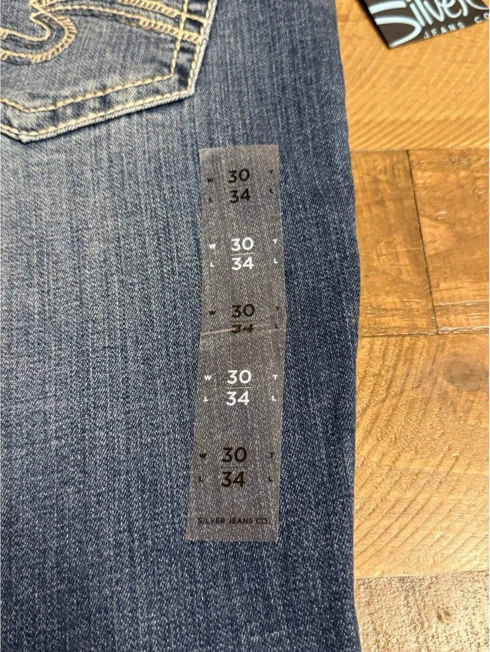 N/A silver jeans